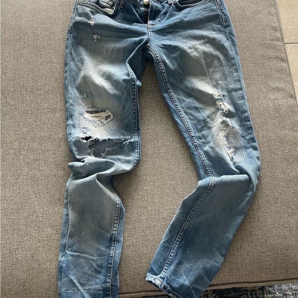 Juicy Couture Women’s Distressed Blue Jeans 26
